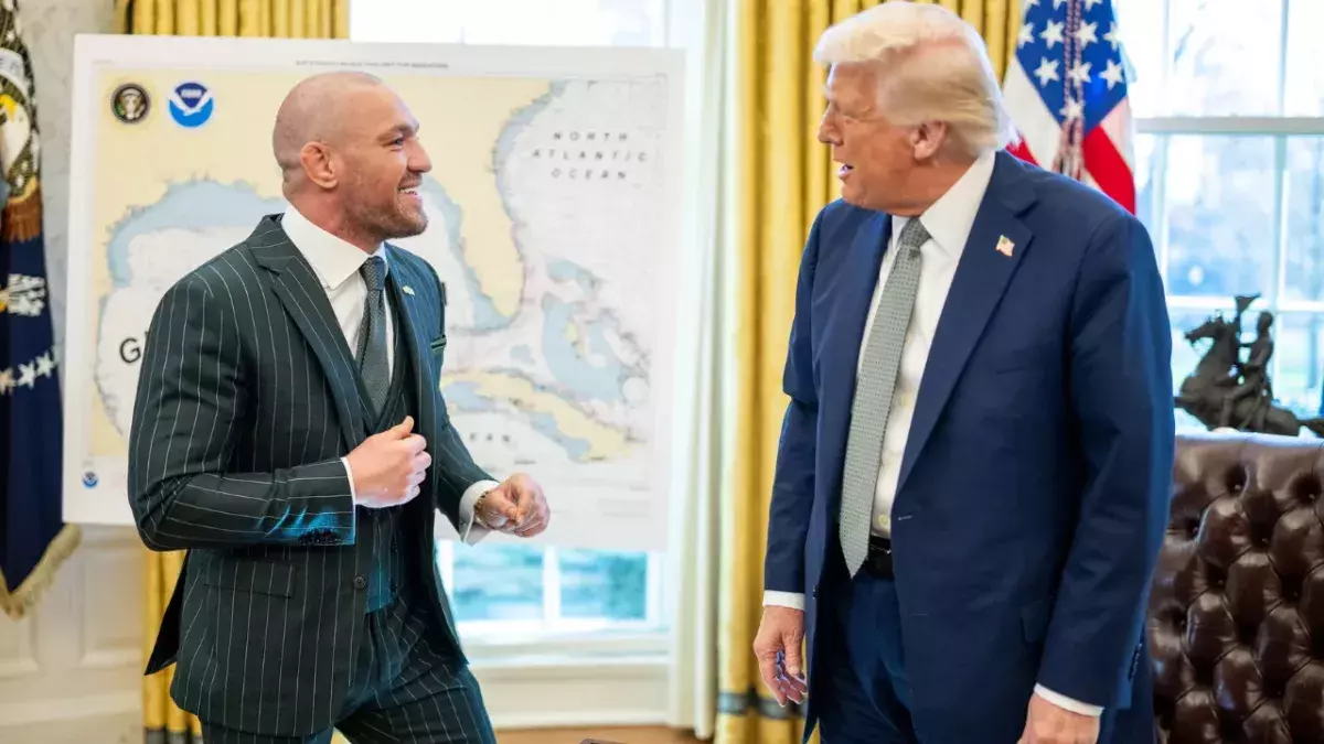 Conor McGregor et Donald Trump 