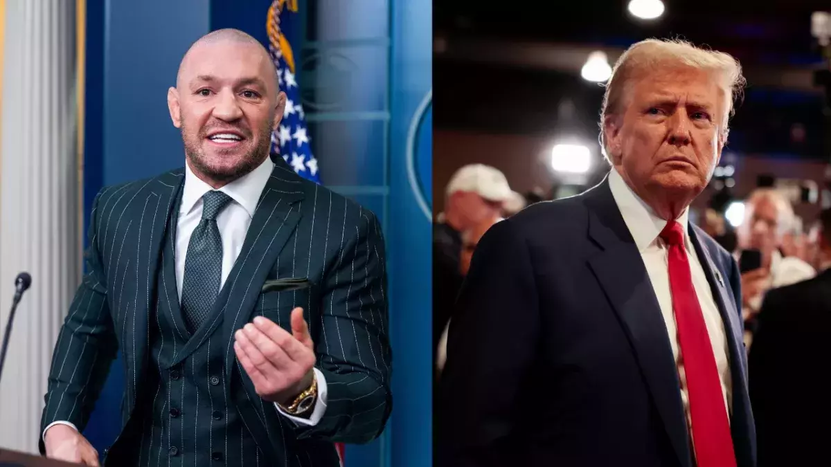 Conor McGregor et Donald Trump 