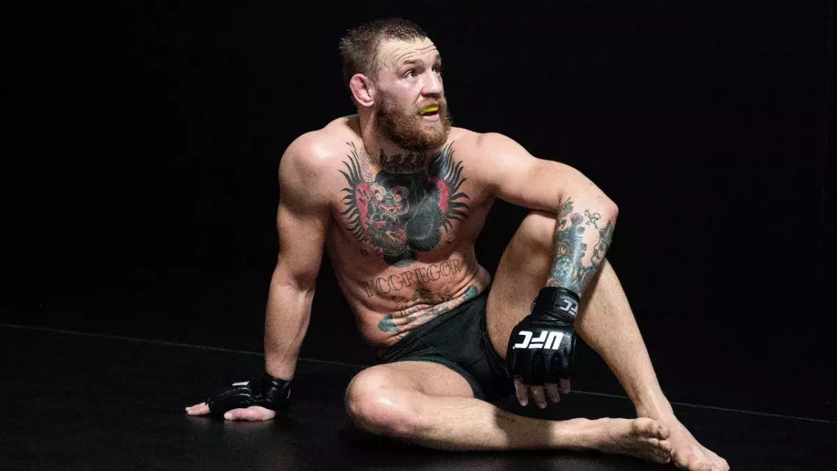 Conor McGregor à l'entrainement. 