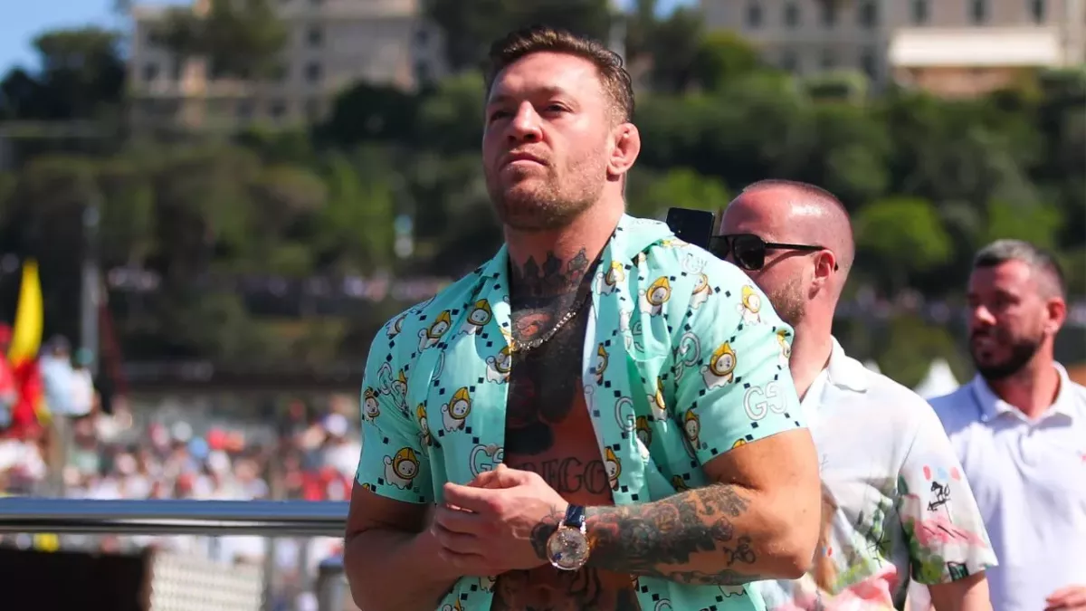 Conor McGregor lors du grand prix de F1 de Monaco. 
