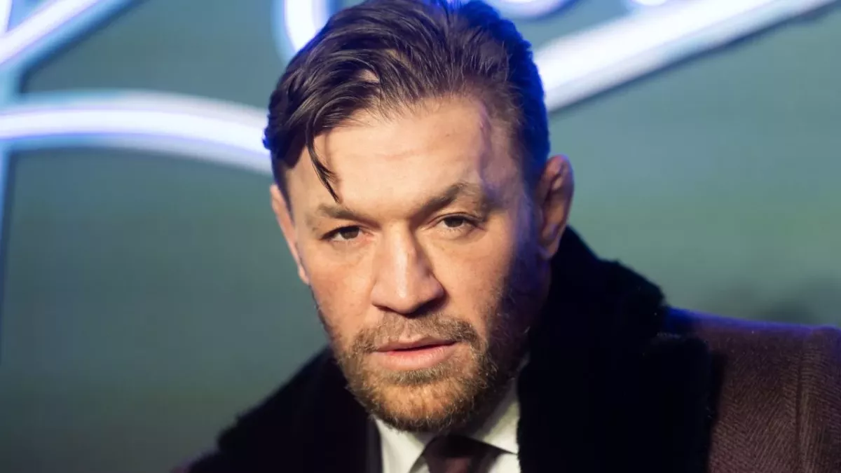 Conor McGregor lors d'une tournée promotionnelle pour le film Road House. 