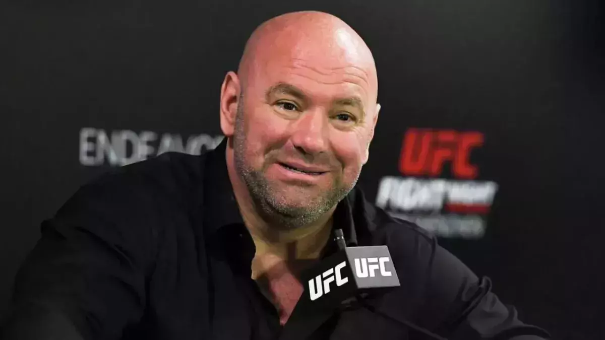 Dana White en conférence de presse 