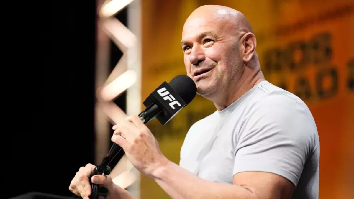 Dana White en conférence de presse