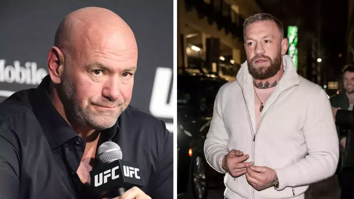 Dana White et Conor McGregor.