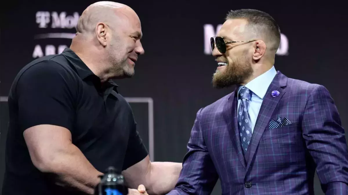 Dana White et Conor McGregor 