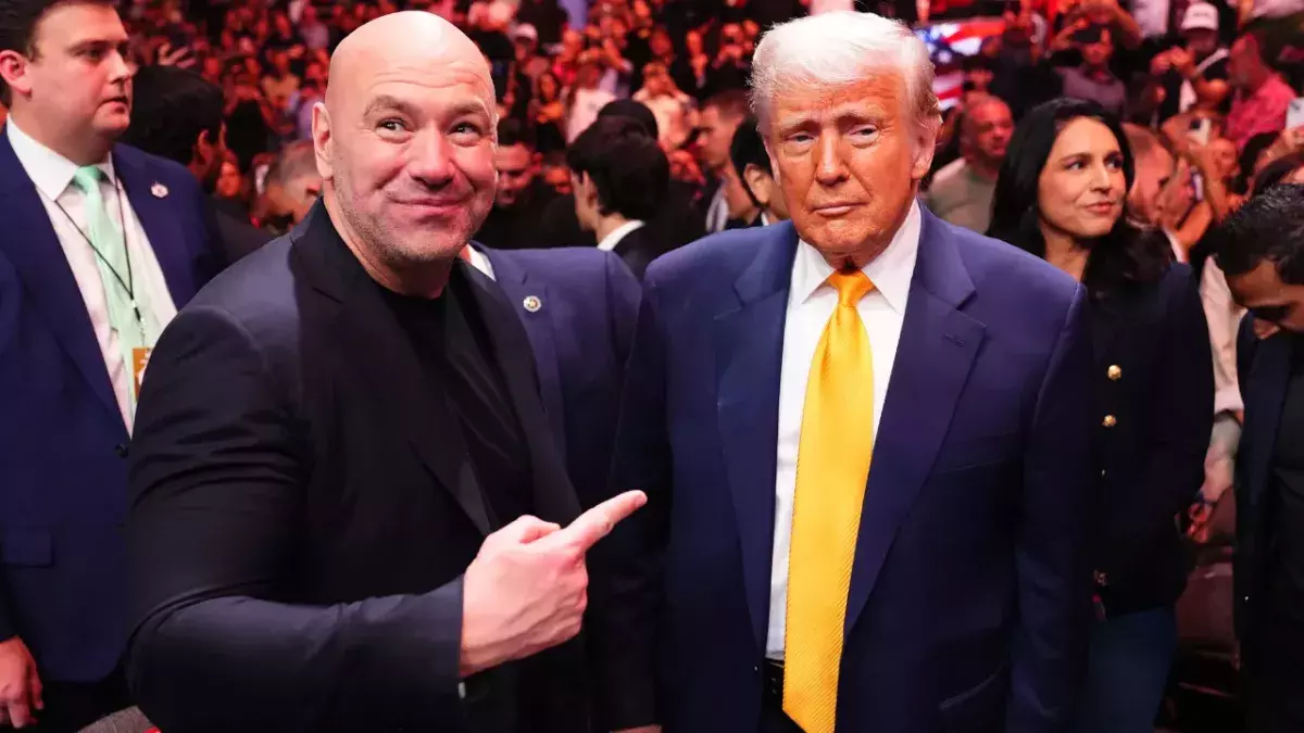 Dana White et Donald Trump