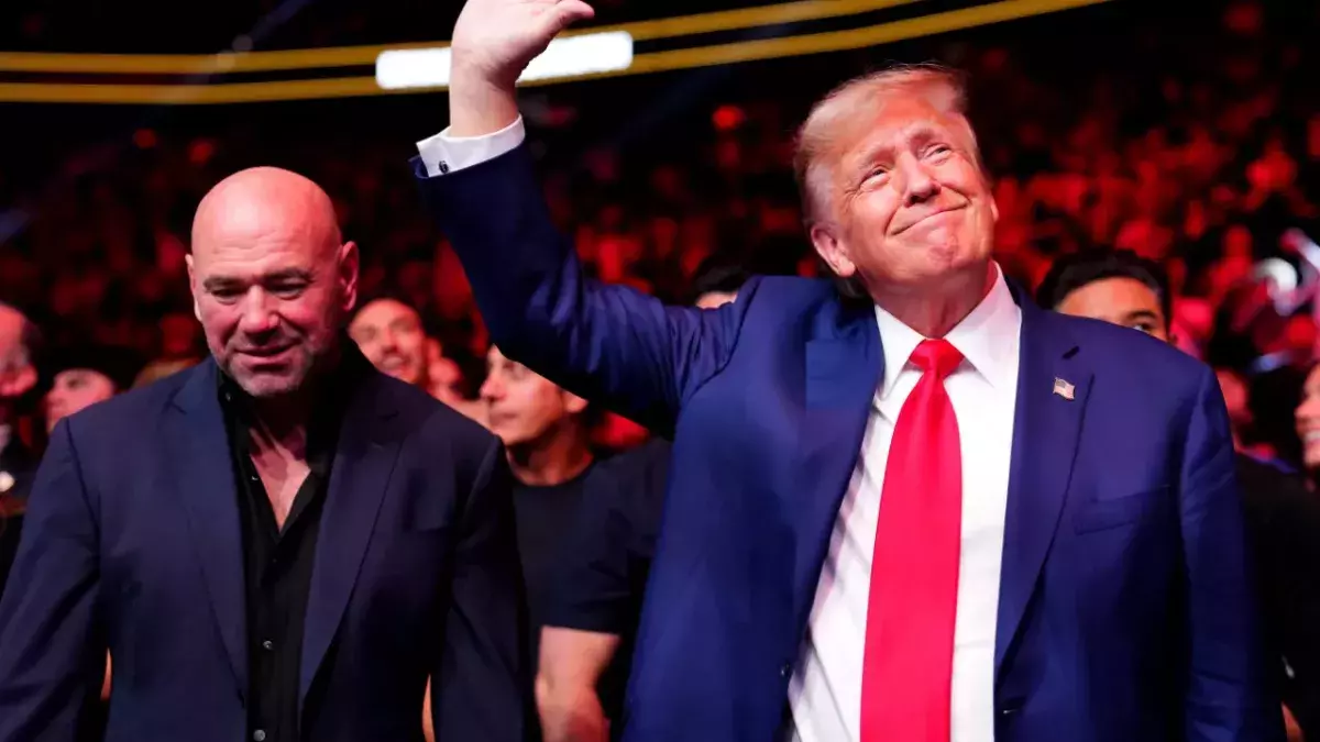 Dana White et Donald Trump 