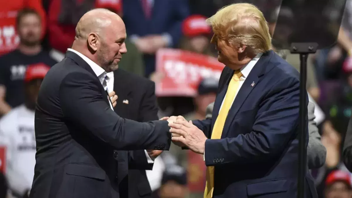 Dana White et Donald Trump