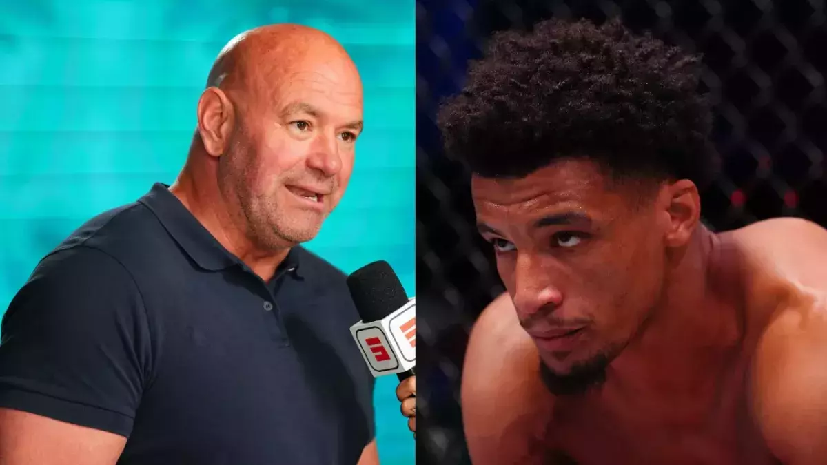 Dana White et Ilian Bouafia