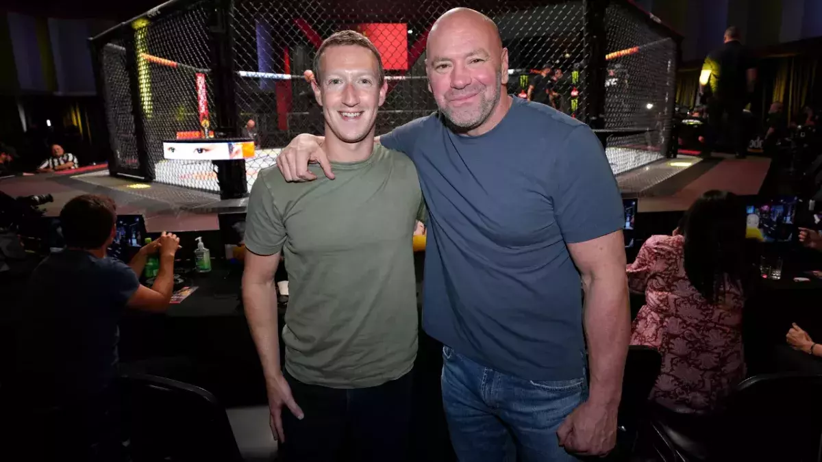 Dana White et Mark Zuckerberg