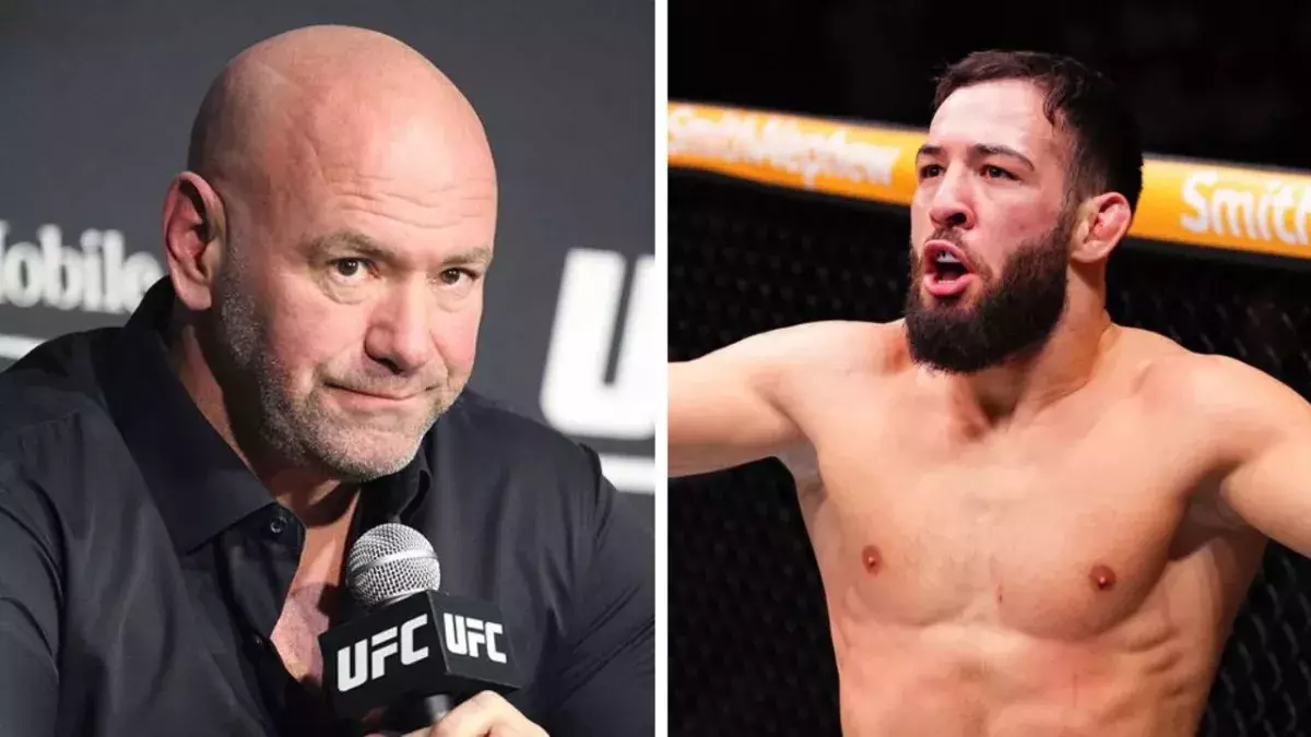 Dana White et Nassourdine Imavov. 