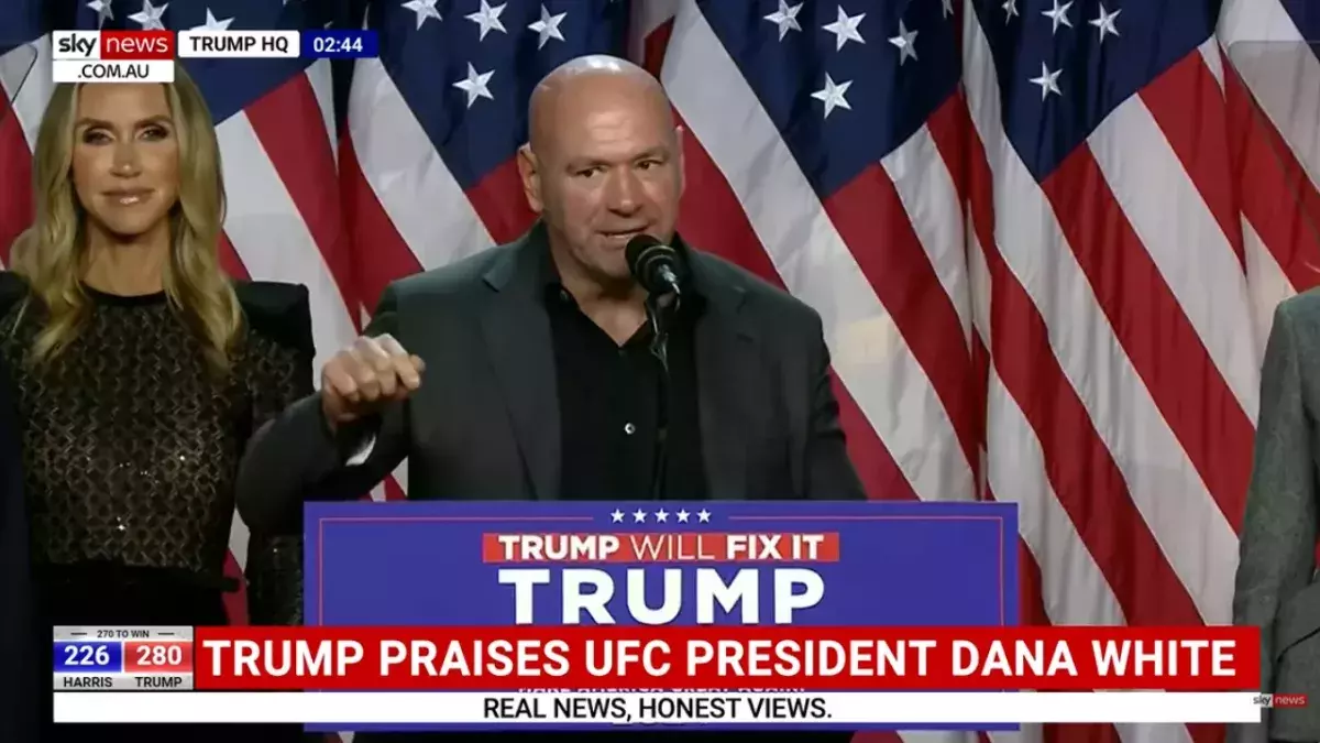 Dana White invité par Donald Trump 