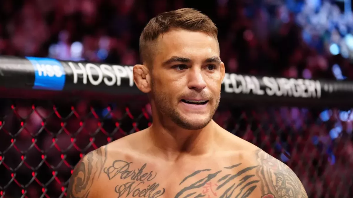 Dustin Poirier fera face à Benoit Saint-Denis lors de l'UFC 299. 