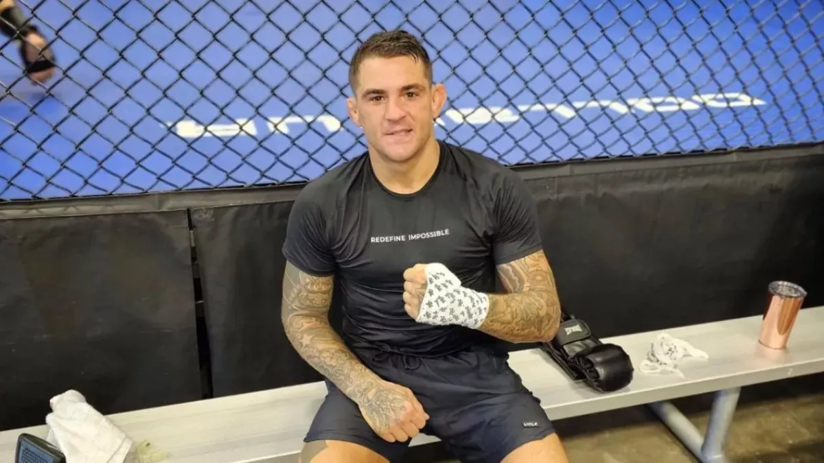 Dustin Poirier s'entraine avec Mateusz Gamrot pour préparer son combat face à Benoit Saint-Denis. 