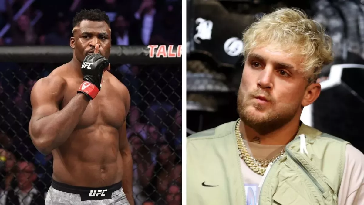 Francis Ngannou et Jake Paul se sont croisés lors du tournage du podcast "Uninterrupted". 