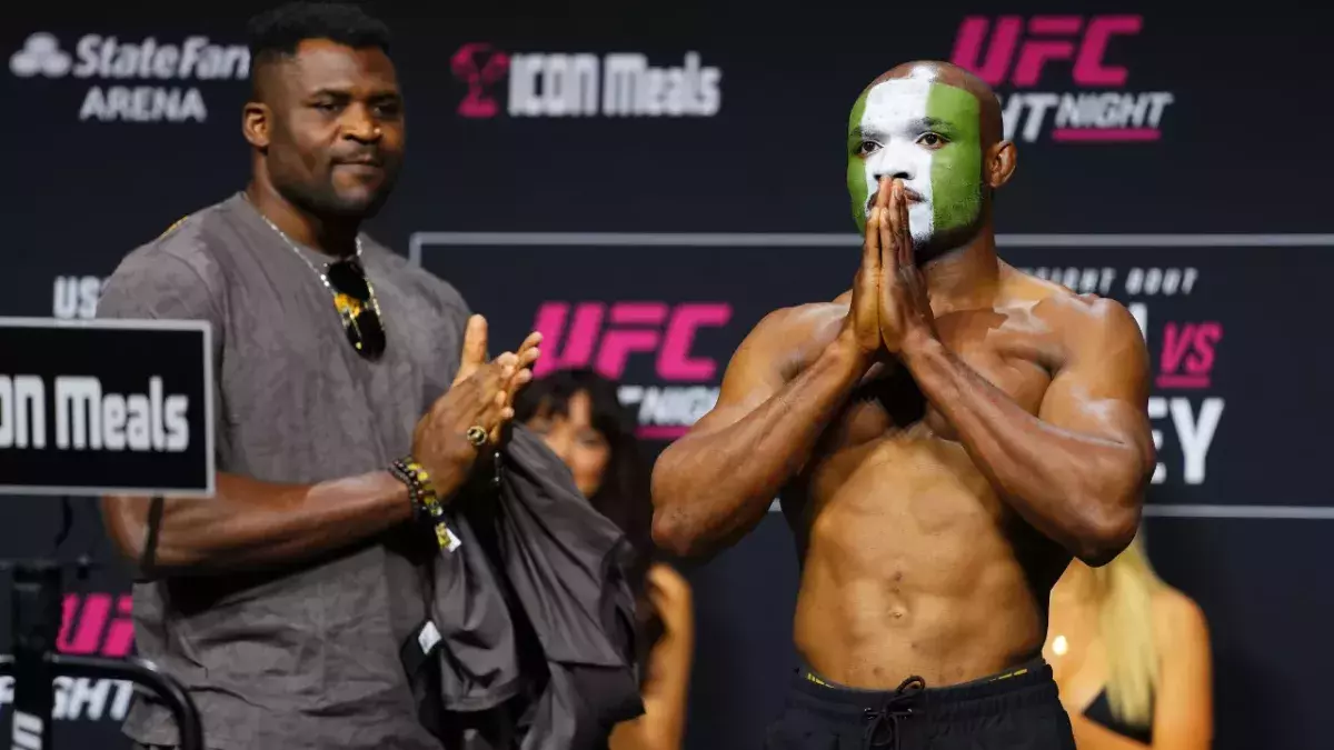 Francis Ngannou et Kamaru Usman