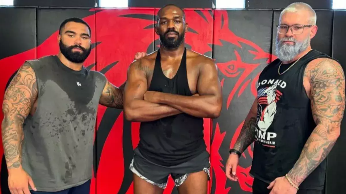 Gable Steveson, Jon Jones et Gordon Rayan