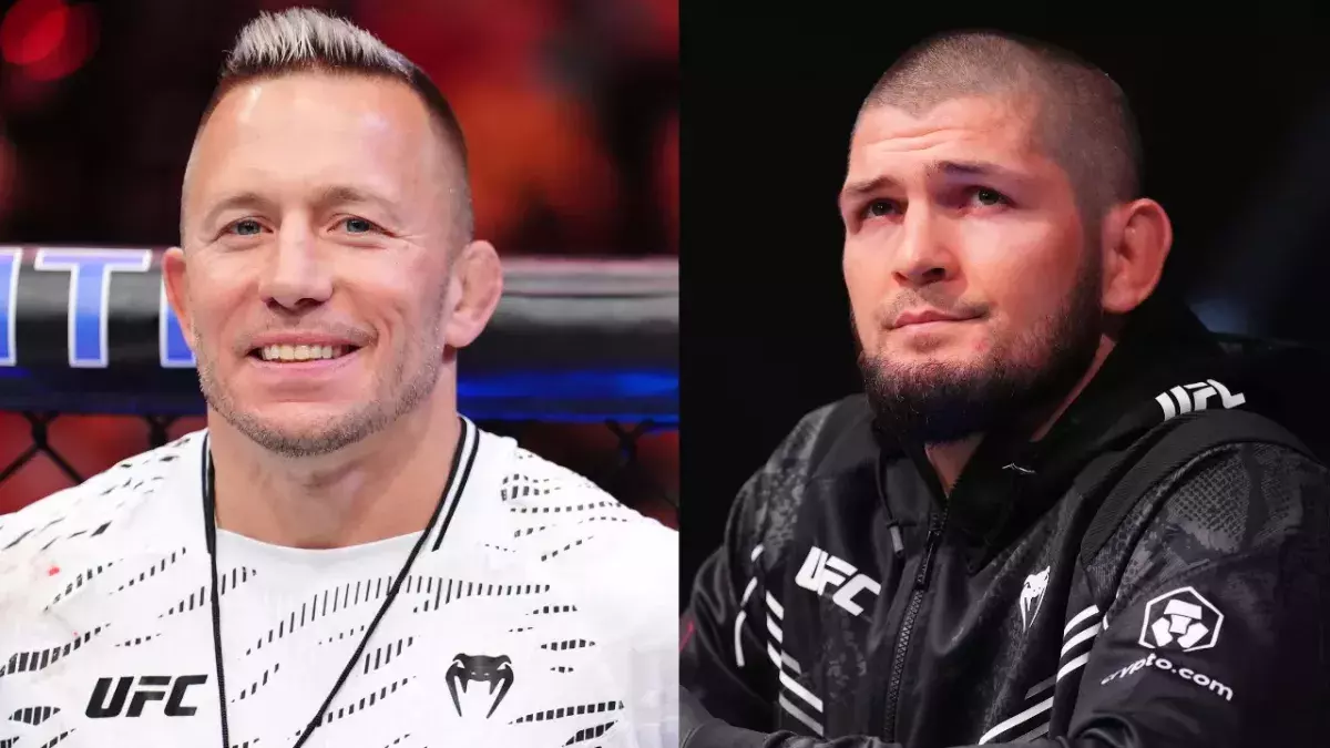 Georges Saint-Pierre et Khabib Nurmagomedov
