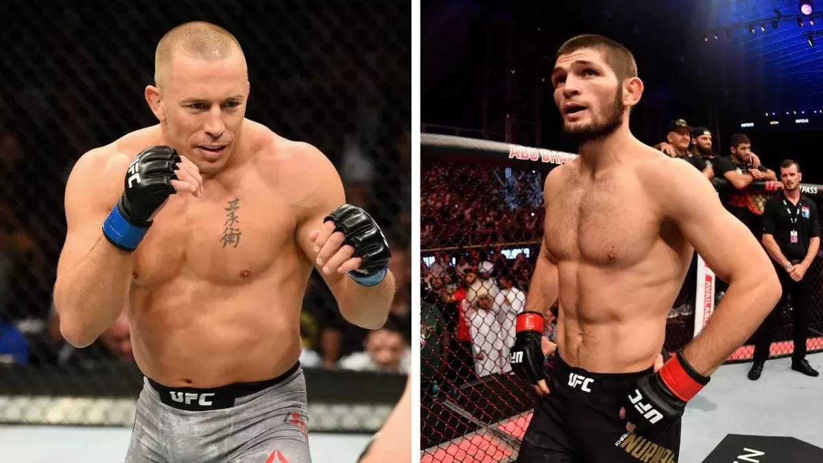 Georges St-Pierre et Khabib Nurmagomedov ont tous les deux pris leur retraite de l'UFC. 