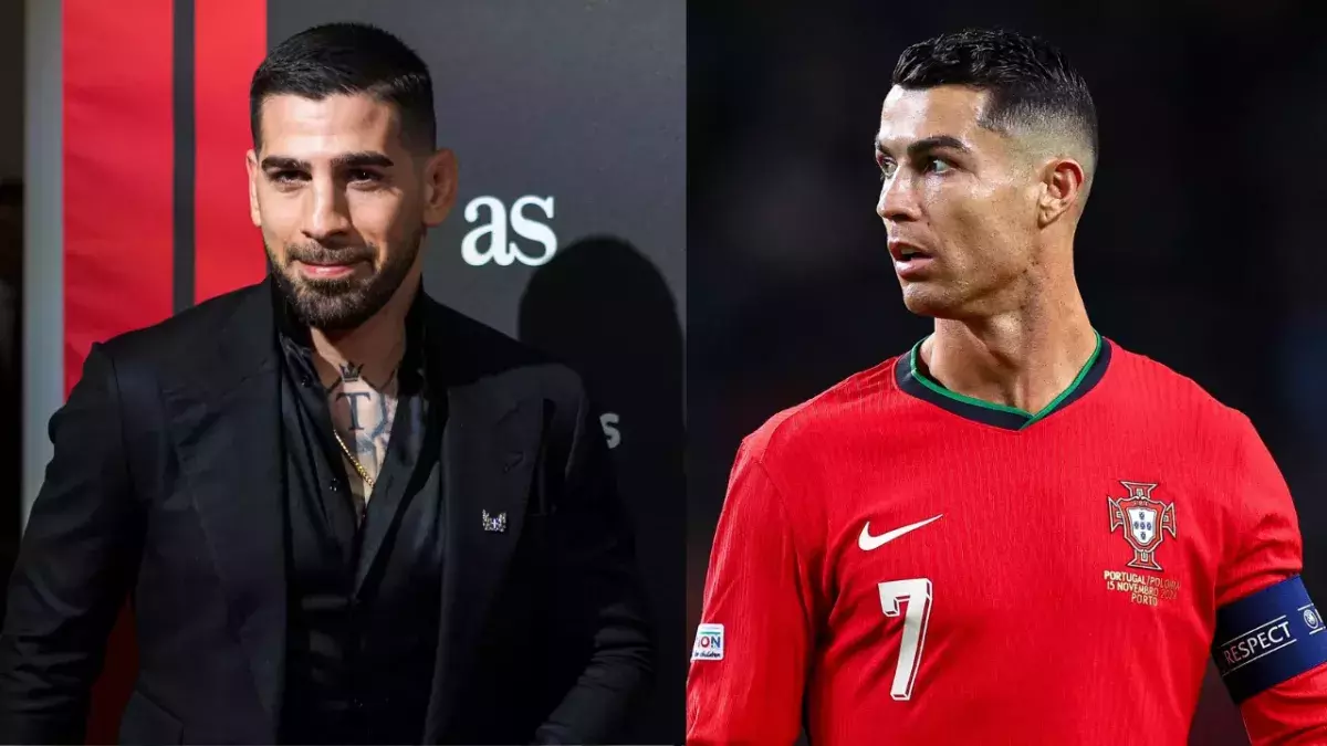 Ilia Topuria et Cristiano Ronaldo 
