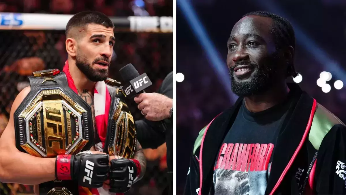 Ilia Topuria et Terence Crawford.