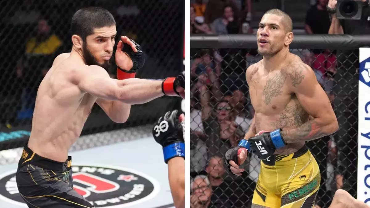 Islam Makhachev et Alex Pereira. 