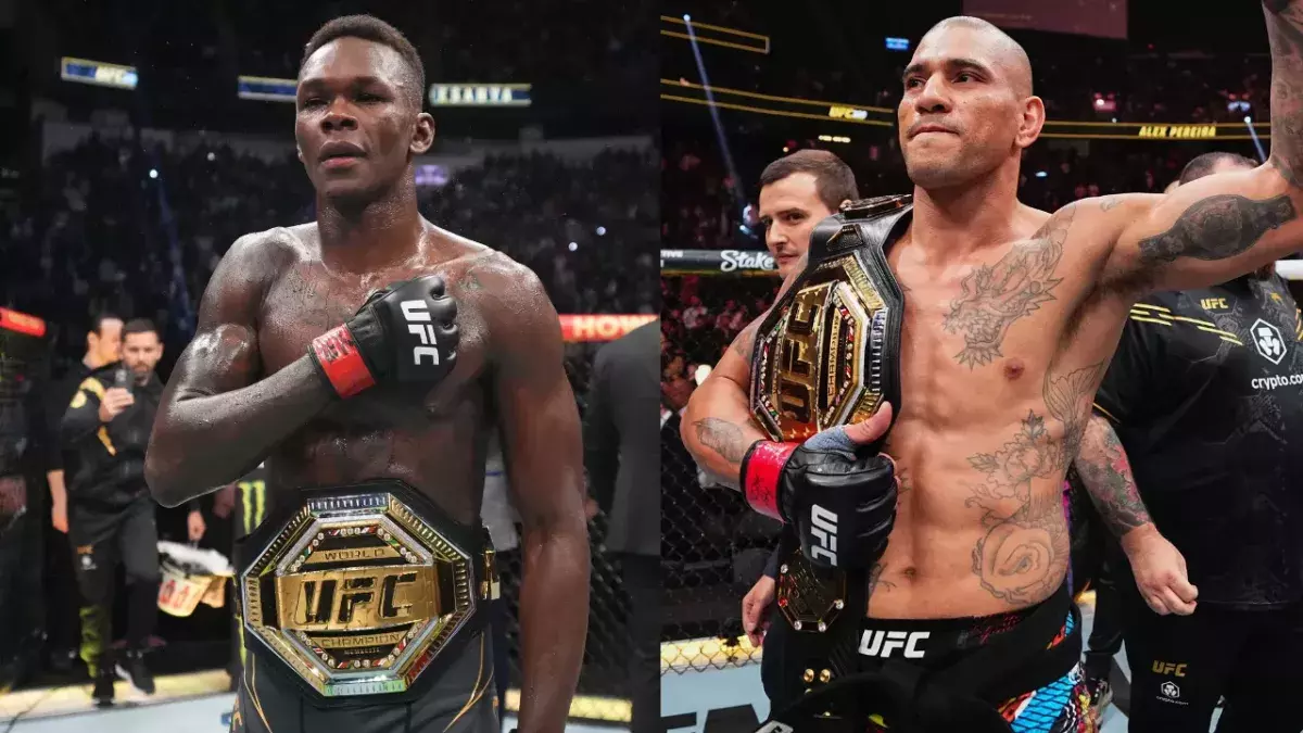 Israel Adesanya et Alex Pereira 
