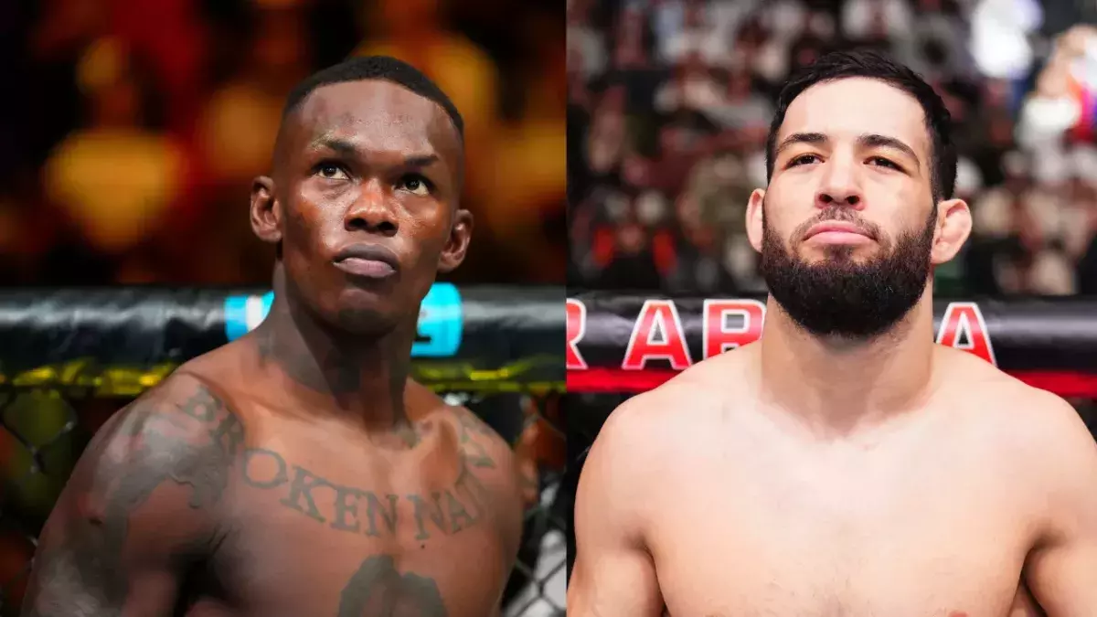 Israel Adesanya et Nassourdine Imavov