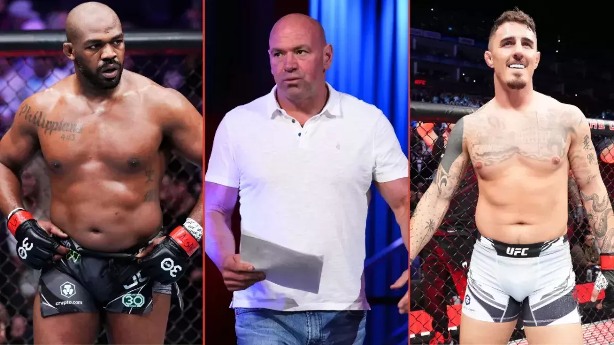 Jon Jones - Dana White - Tom Aspinall