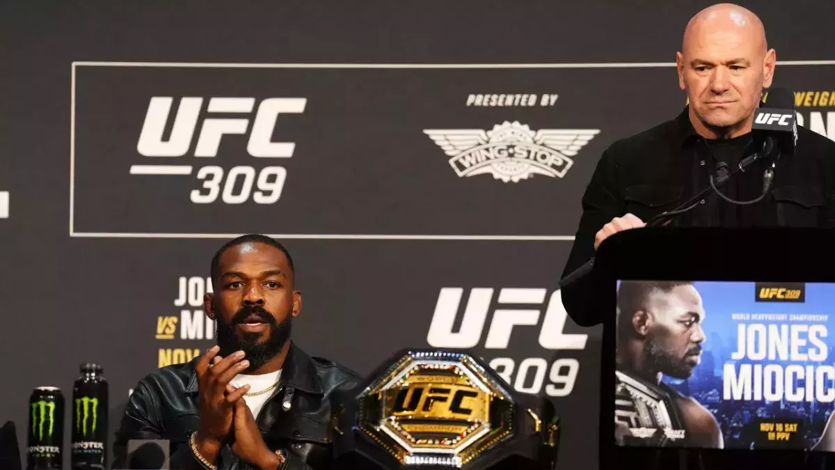 Jon Jones et Dana White