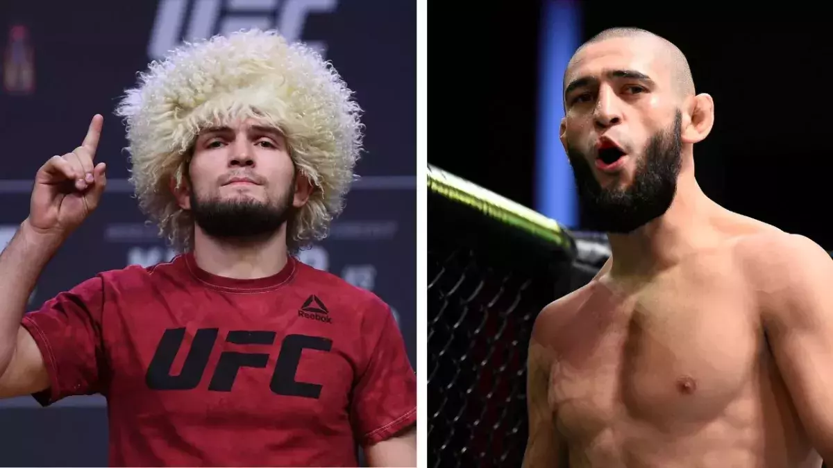 Khabib n'a pas apprécié l'attitude de Khamzat à l'UFC 279. 