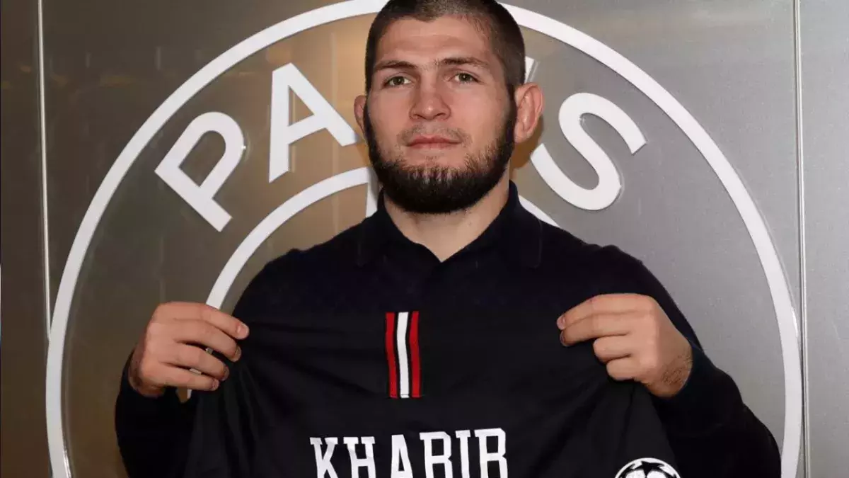 Khabib Nurmagomedov en visite au PSG
