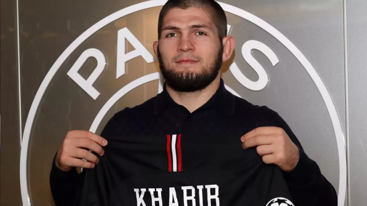 Khabib Nurmagomedov en visite au PSG