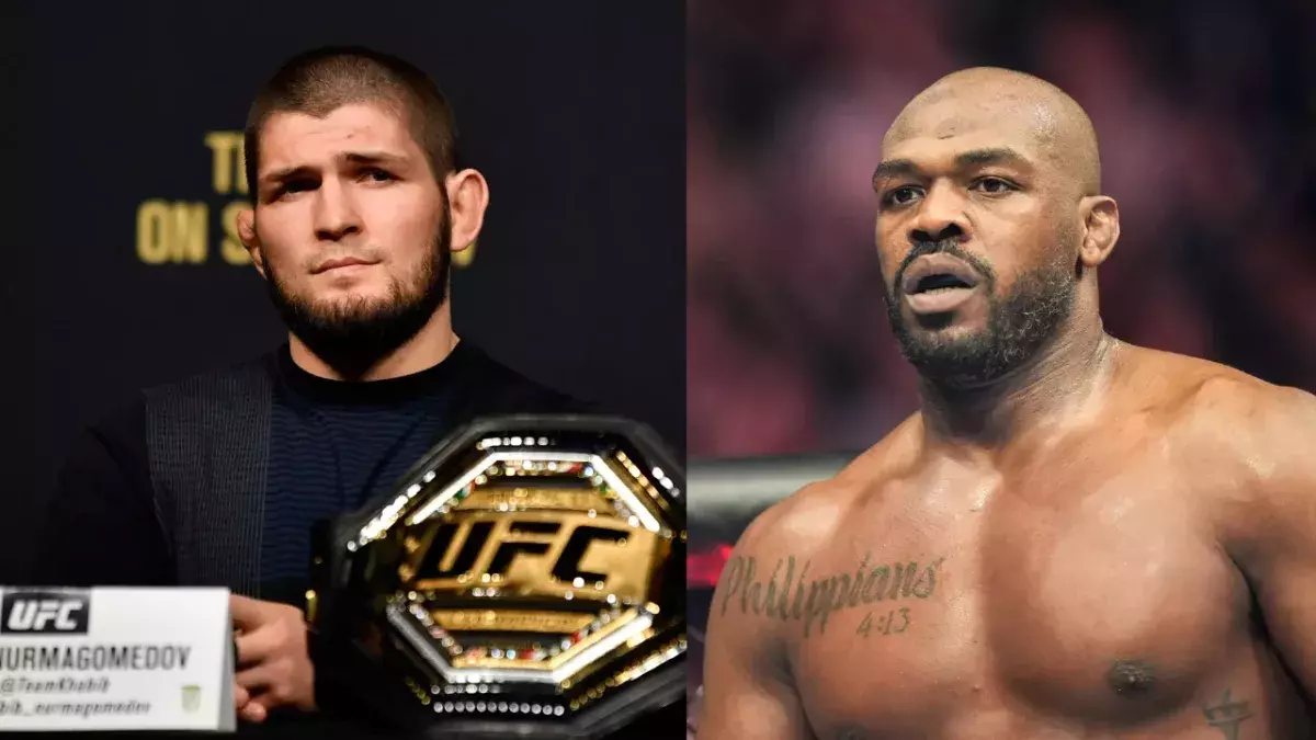 Khabib Nurmagomedov et Jon Jones
