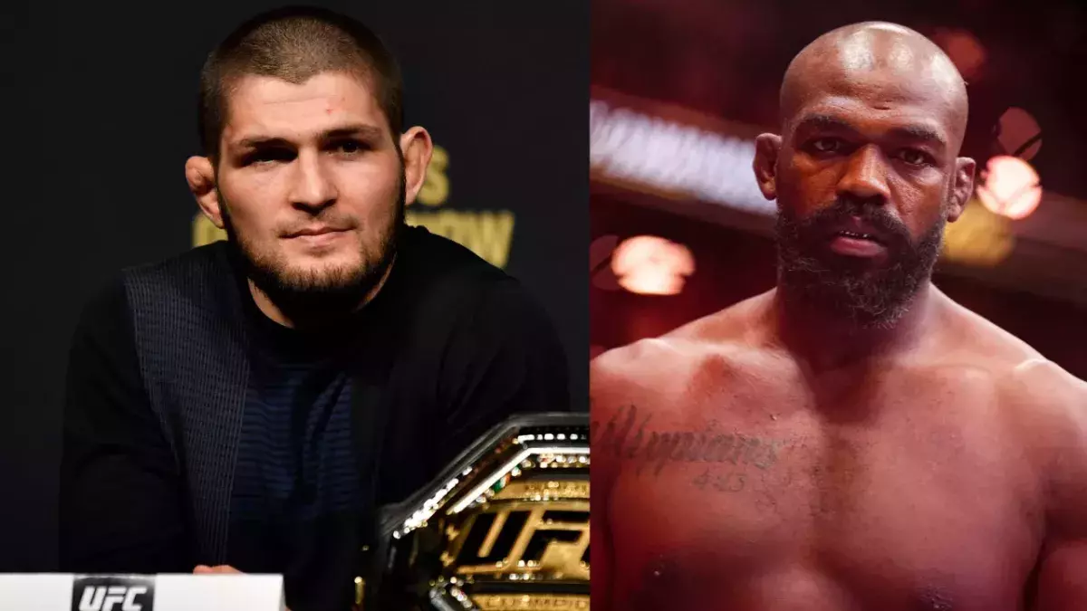 Khabib Nurmagomedov et Jon Jones