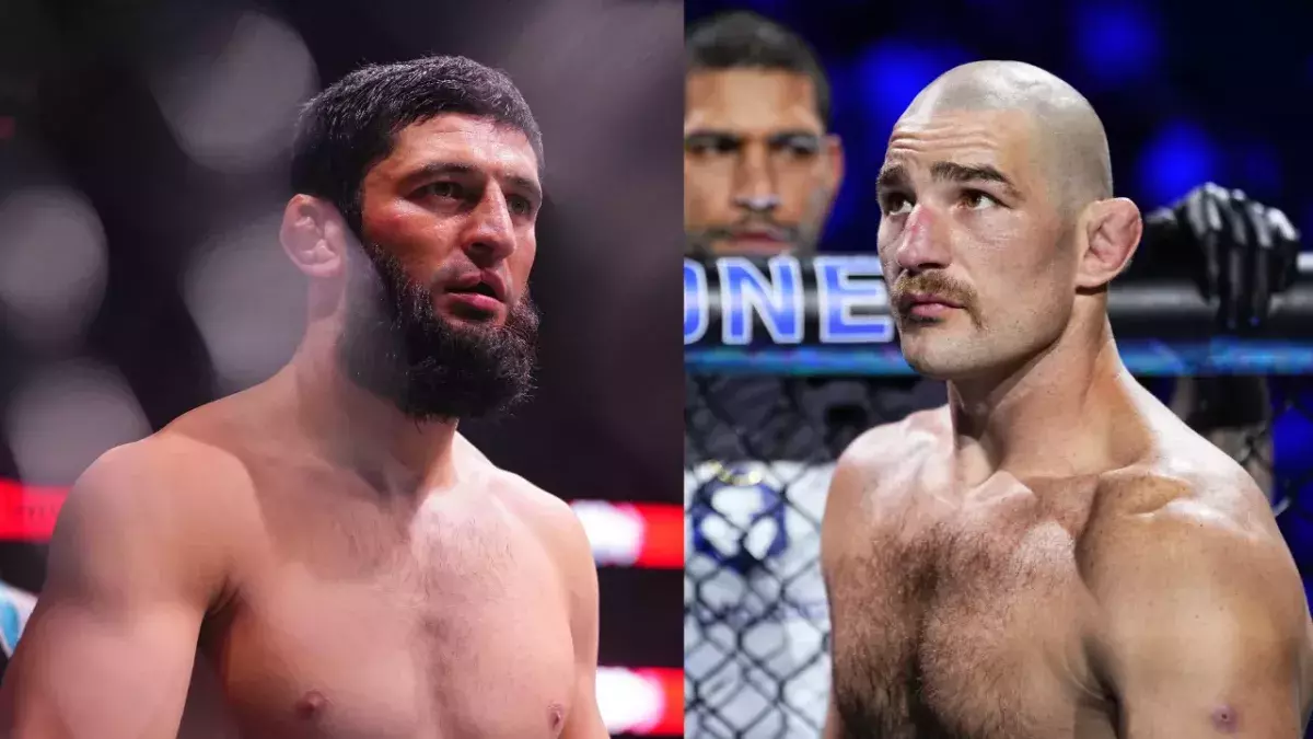 Khamzat Chimaev et Sean Strickland