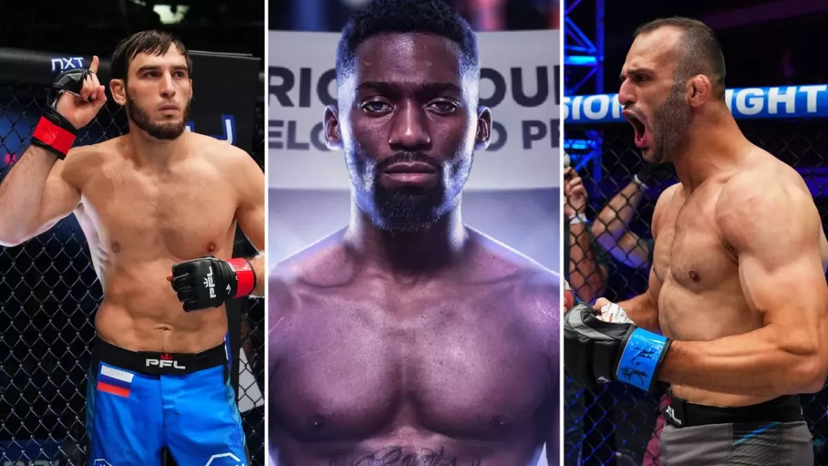 Magomed Umalatov et Jarrah Al-Silawi, deux potentiels adversaires de Cédric DOumbé au PFL. 
