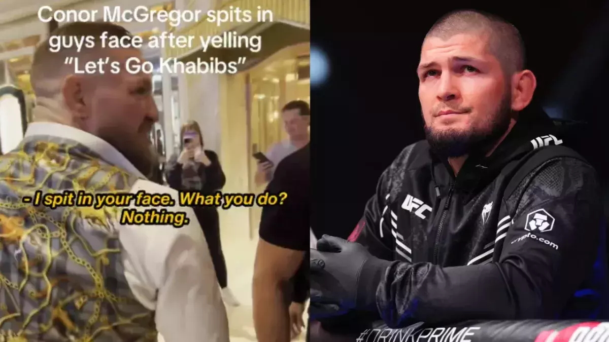 McGregor et Khabib Nurmagomedov 