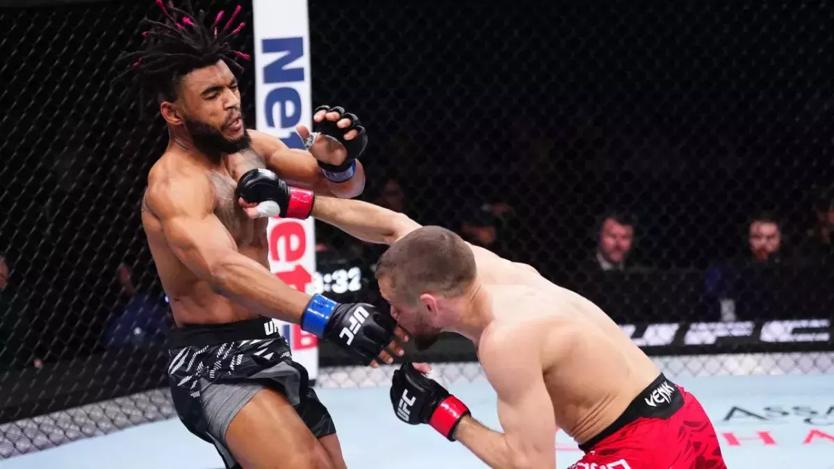 Morgan Charrière a été vaincu par Nathaniel Wood à l'UFC Londres. 