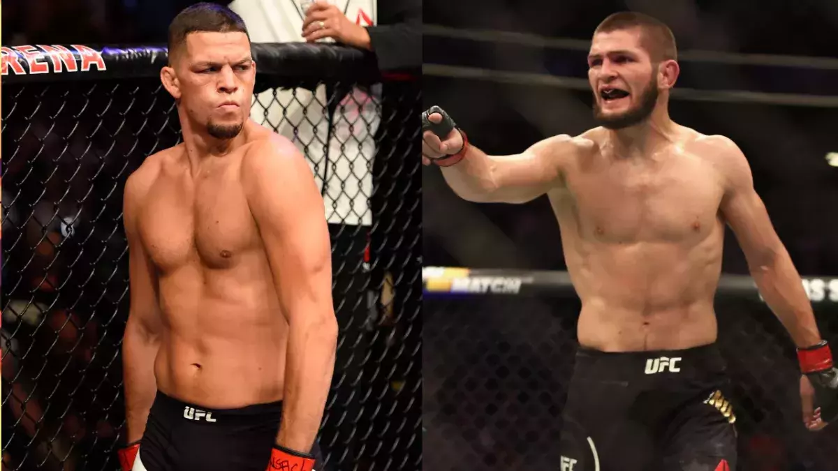 Nate Diaz et Khabib Nurmagomedov