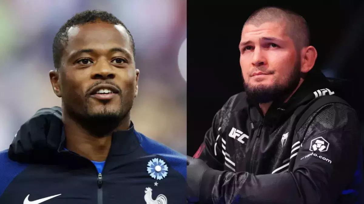Patrice Evra et Khabib Nurmagomedov