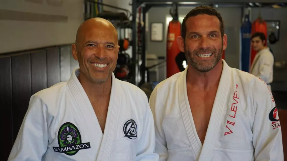 Royce Gracie et Jon Burke. 