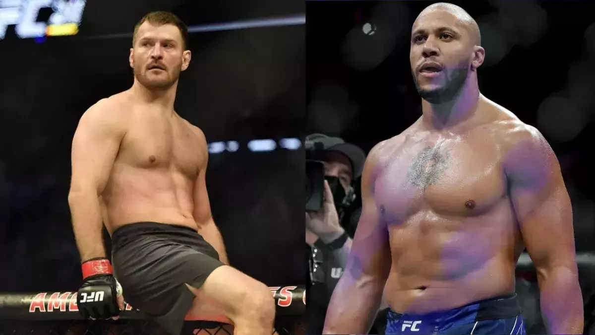Stipe Miocic et Ciryl Gane