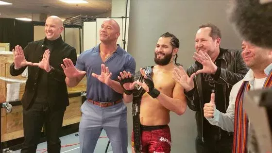 UFC 244 : Jorge Masvidal & The Rock
