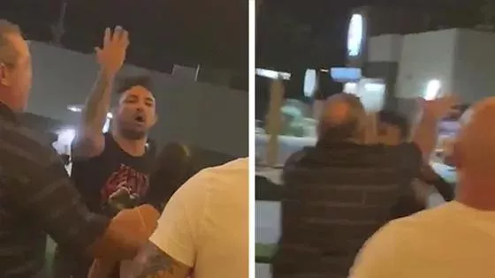 Un combattant de l'UFC filmé en train de mettre KO une personne âgée dans un bar
