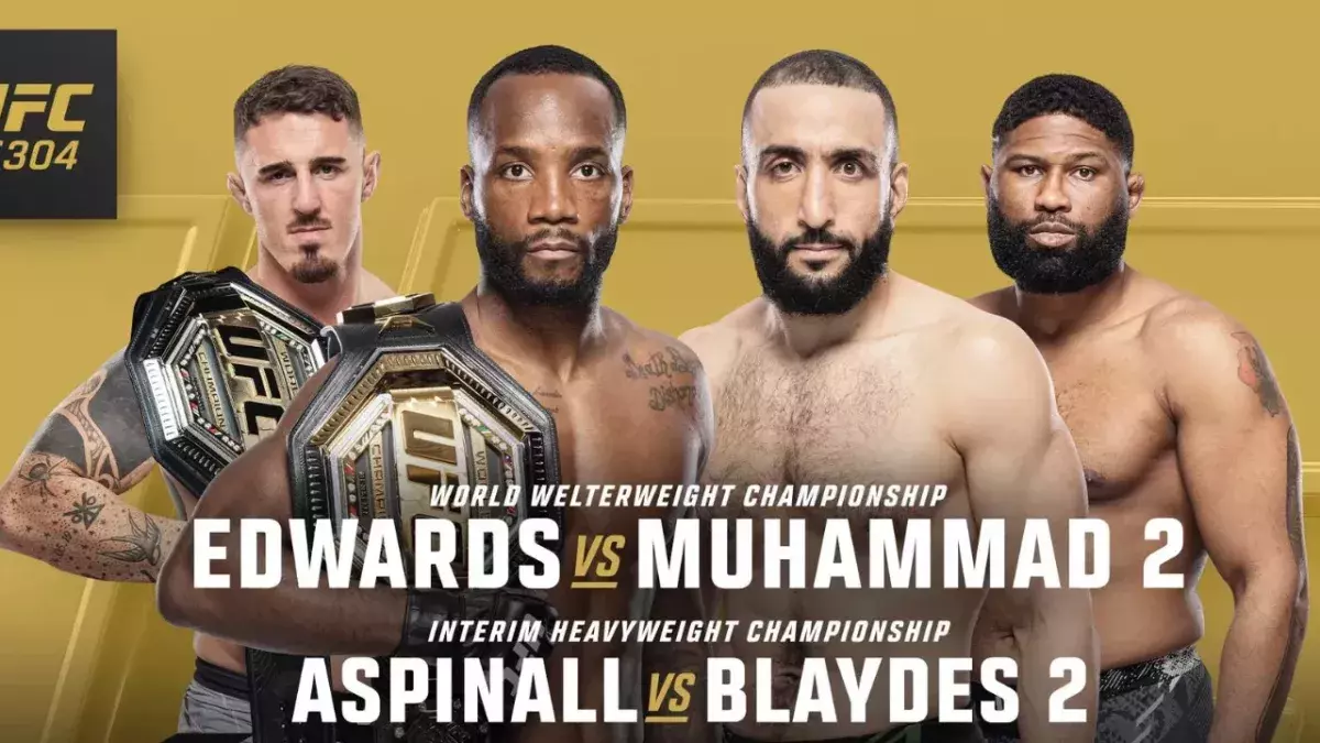 Visuel officiel de l'UFC 304