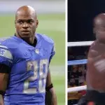 Adrian Peterson a été mis KO par Le'Veon Bell. 