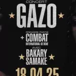 Affiche officielle du concert de Gazo