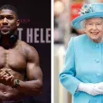 Anthony Joshua et la Reine Elizabeth II ont partagé un moment à l'Abbaye de Westminster en 2020.  