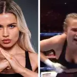 Daniella Hemsley a combattu en boxe lors du KingPyn ce week-end